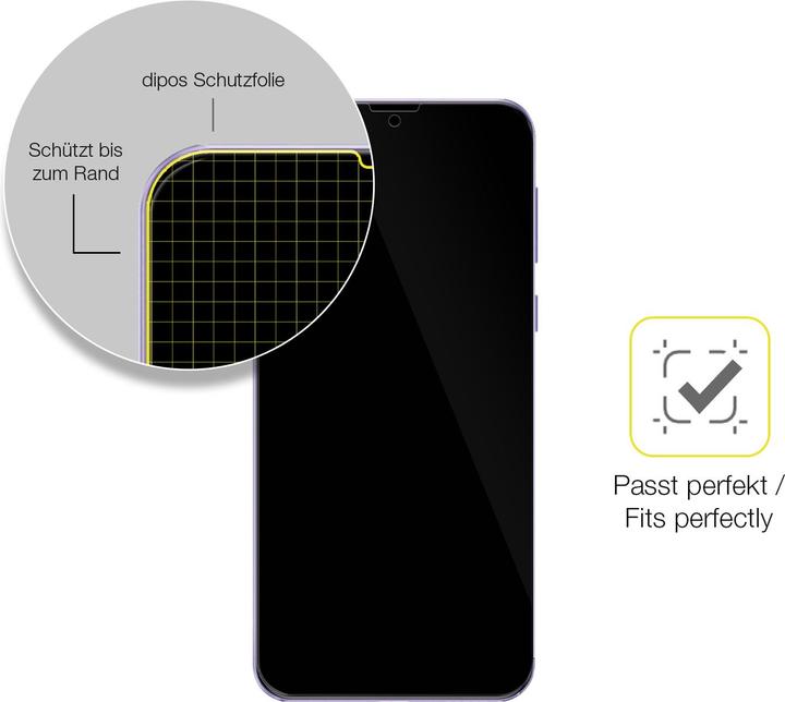 Actual product image Dipos 3D Full Cover Screen Protector (1 Piece, Ulefone Power 6)