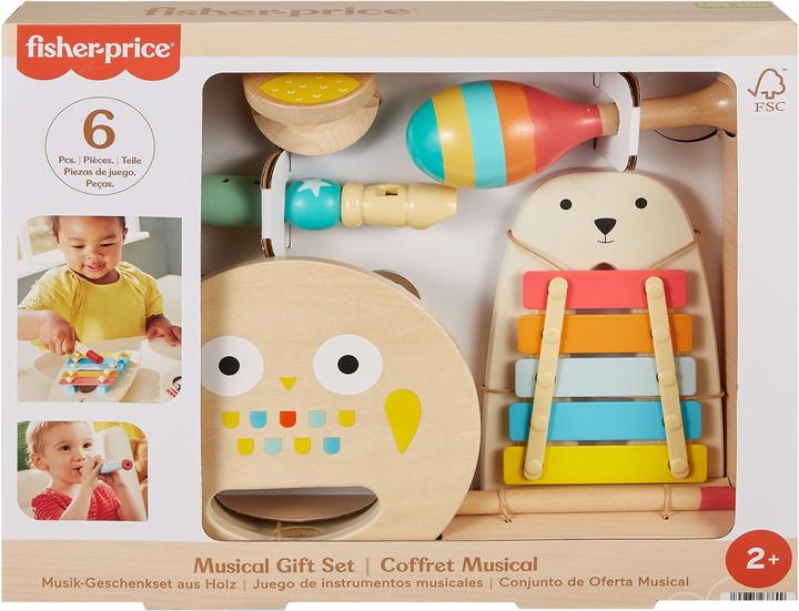 Image du produit Fisher-Price Coffret musical en bois (Multilingue)
