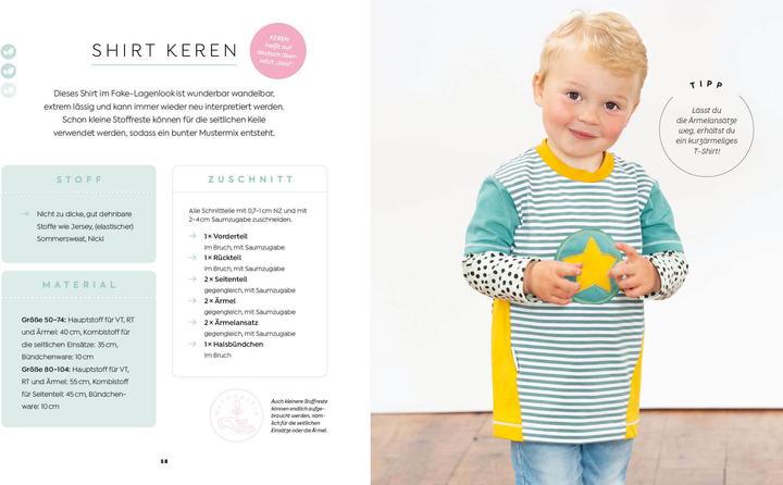 Image du produit Einfach nachhaltig nähen – Babys & Kids (Allemand, Katja Czajkowski, 2020)