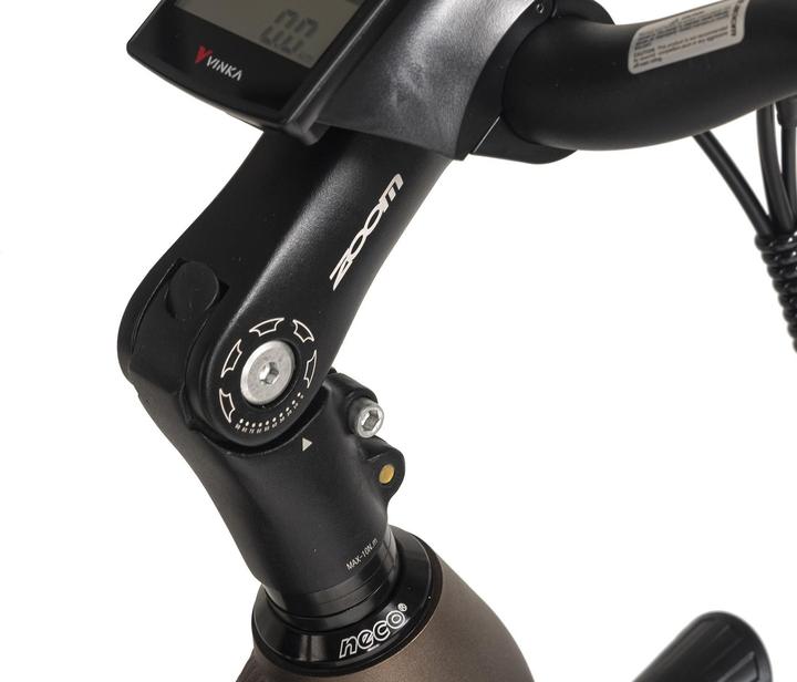 Produktbild Adore E-Citybike 28" Alu Cityfahrrad CX-290 Mittelmotor 60NM / 15Ah Bronze matt (44 cm)