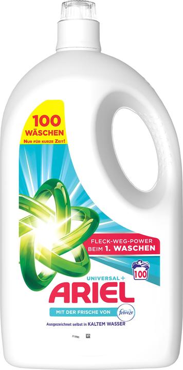 Actual product image Ariel Febreze Frische (100 Washing cycles, Liquid)