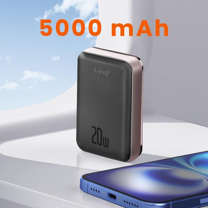 Immagine prodotto LinQ Banco di alimentazione MagSafe da 5.000 mAh (5000 mAh)