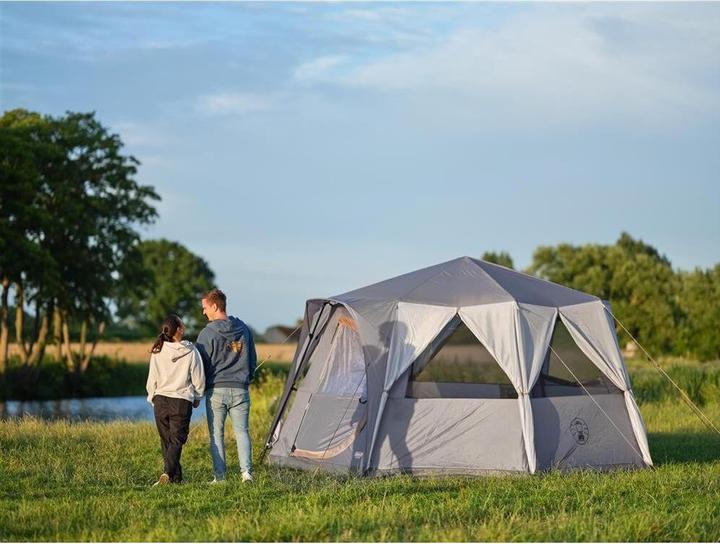 Actual product image Coleman 2176828 Octagon tent with large windows, with 360° panoramic view (Dome tent, 20.70 kg, 8 persons)