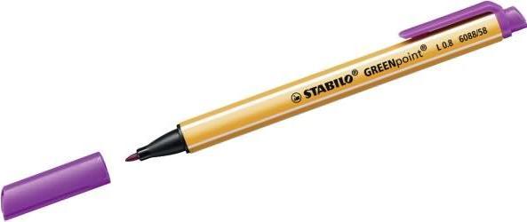 Actual product image STABILO GREENpoint environmentally friendly felt-tip pen (Purple, 1 x)
