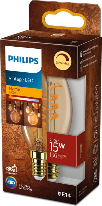 Produktbild Philips LED Lampe (E14, 2.50 W, 136 lm, 1 x, F)