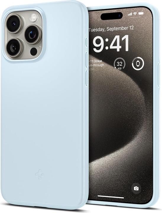 Spigen Thin Fit, bleu muet - iPhone 15 Pro Max (Apple iPhone 15 Pro Max)