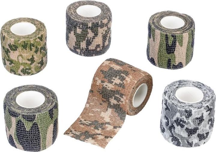 Actual product image S E 6Pc Assorted Camouflage Adhesive Free Wraps