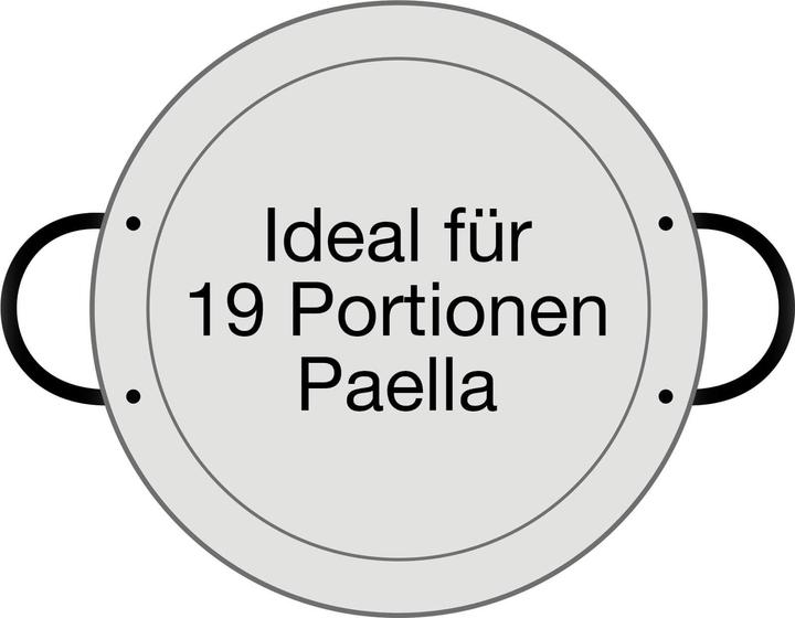 Produktbild All'Grill Paella-Pfanne Stahl poliert Ø 60 cm (60 cm, Paella Pfanne, Stahl)