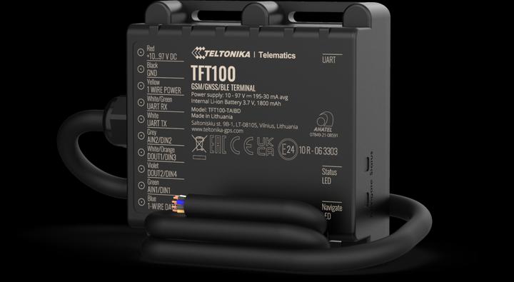Image du produit Teltonika TFT100TSTAA0 - TFT100 - Chariot élévateur électrique/scooter Tracker Plus, Interface CAN