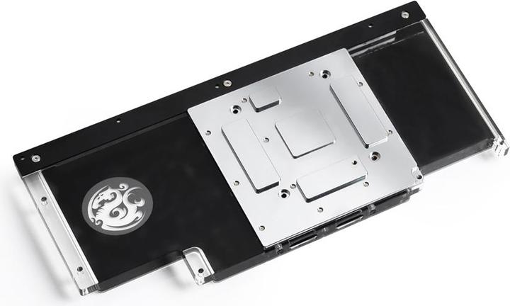 Actual product image Bitspower X-TEND ASUS ROG Strix RTX 3090 Active Backplate, ARGB
