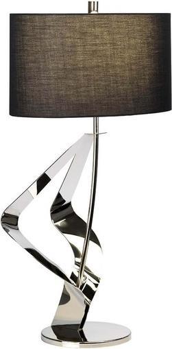 Image du produit Elstead Lighting Ribbon Lampe de table E27 Nickel poli Noir (E27)