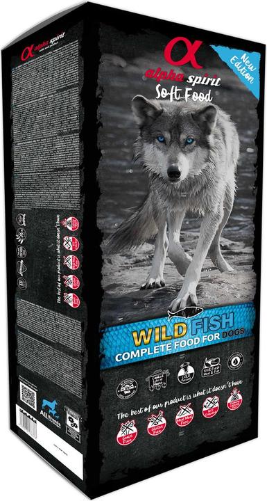 Image du produit Alpha Spirit WILD FISH aliment poisson mouillé pour chiens 9kg (Adulte, 9000 g)