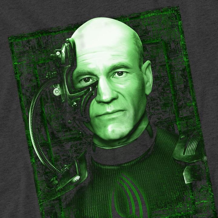 Actual product image Unisex Adult Locutus of Borg T-Shirt (3XL)