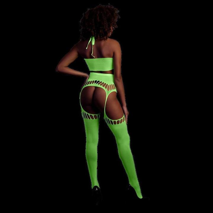 Produktbild Ouch! Two Piece with Crop Top and Stockings (One Size)