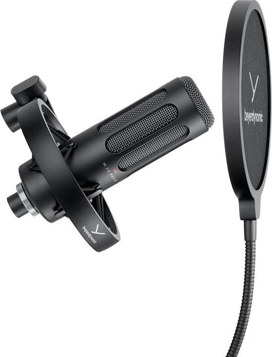 Image du produit Beyerdynamic M 70 PRO X Microphone dynamique de diffusion, 3 broches XLR, noir, filaire