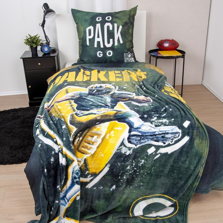 Actual product image NFL Packers Wellsoft blanket (150 x 200 cm)