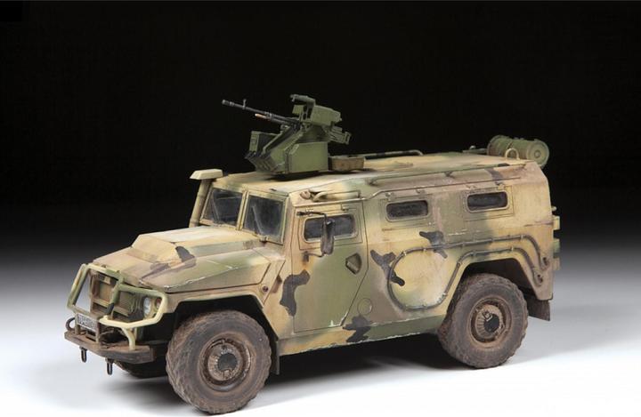 Actual product image 1:35 GAZ Tiger w/Arbalet