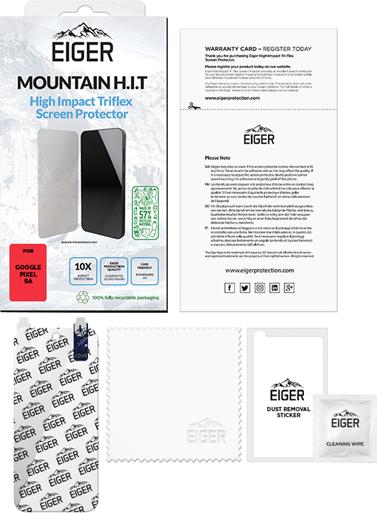 Produktbild Eiger Display-Folie (1er-Pack) Mountain H.I.T Clear (1 Stück, Google Pixel 9a)
