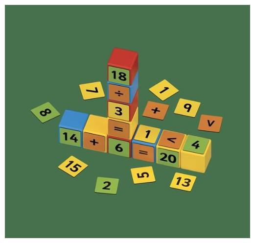 Produktbild Geomag Magnetische Würfel Magicube Math 55 Würfel
