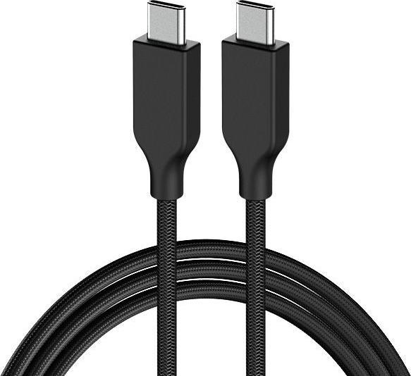 Produktbild Genius ACC-C2CC-3A USB-C zu USB-C 3A PD60W Ladungskabel & Daten 1,5m Schwarz (1.50 m)