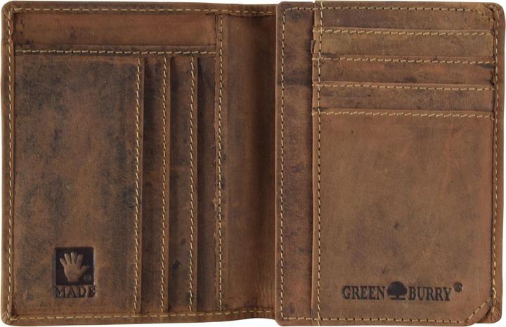 Immagine prodotto Greenburry Porta carte di credito vintage in pelle 9 cm