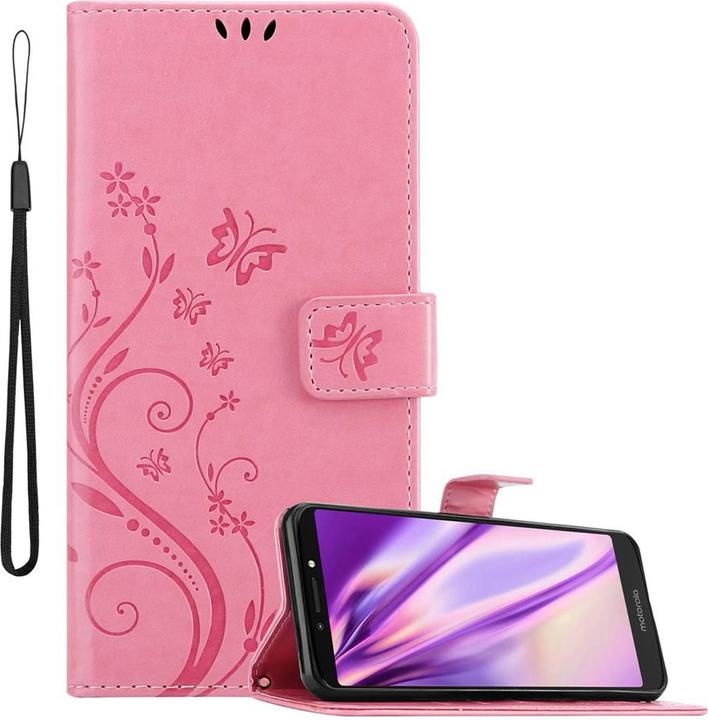 Productafbeelding Cadorabo Bloemen Boekomslag (Motorola Moto E5 Plus)