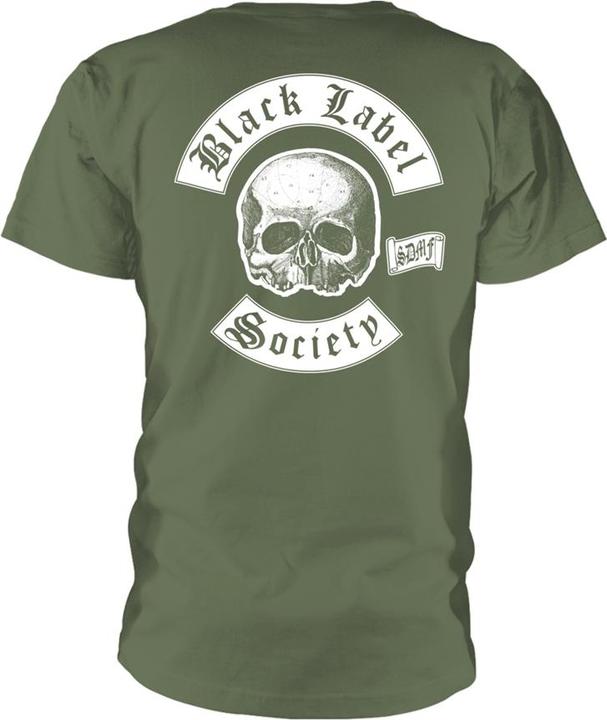 Immagine prodotto Black Label Society Tasca con logo del teschio (oliva) (S)