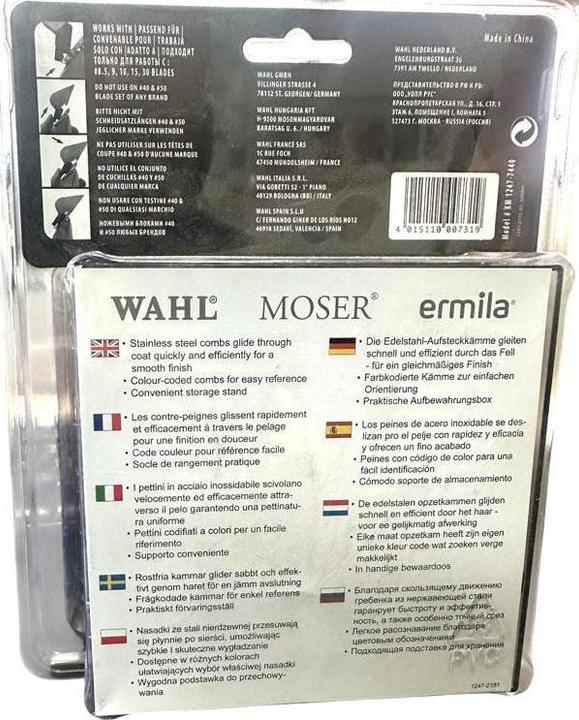 Nährwerte und Zutaten Moser Aufsteckkamm