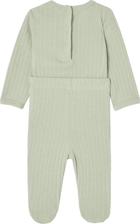 Vertbaudet Bio-Kollektion: Baby-Set aus Langarmbody, Leggings & Halstuch