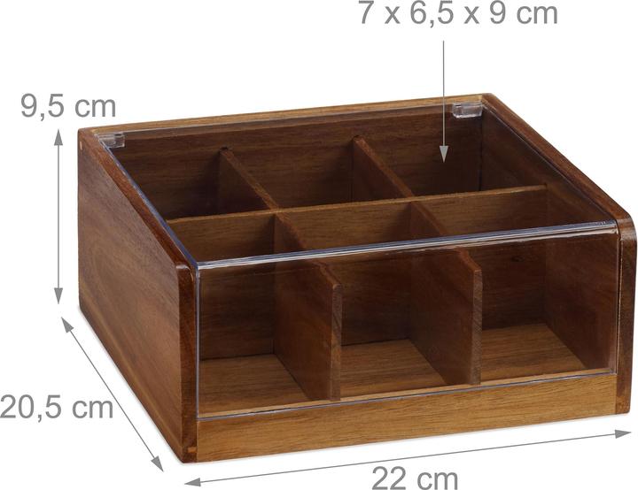 Actual product image Relaxdays Tea Box
