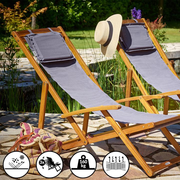 Produktbild Casaria Klappliegestuhl (94 cm)