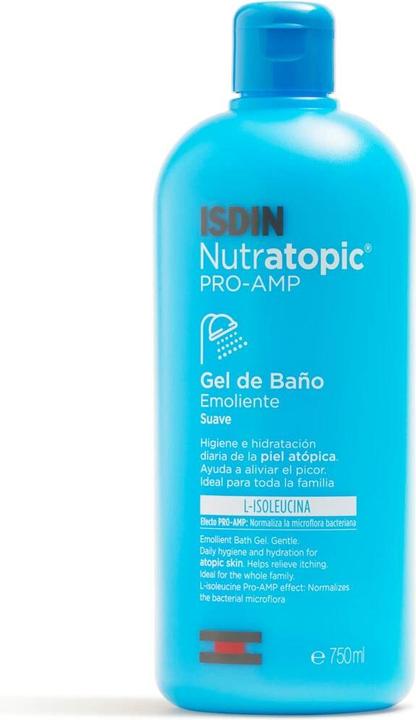 Produktbild Isdin Nutratopic PRO-AMP Emollient Bath Gel 750ml (750 ml)