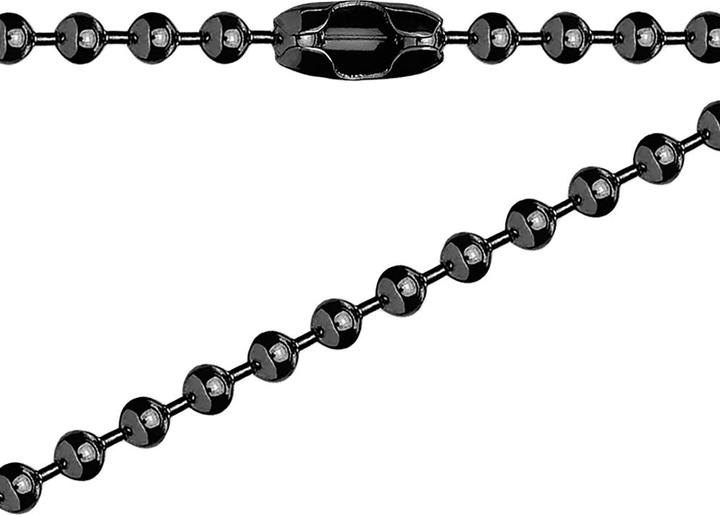 Produktbild Star Piercing Kette mit Kugeln schwarz (Chirurgenstahl 316L, ohne Messing)