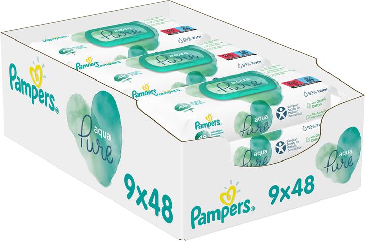 Produktbild Pampers Aqua Pure (432 Stück)
