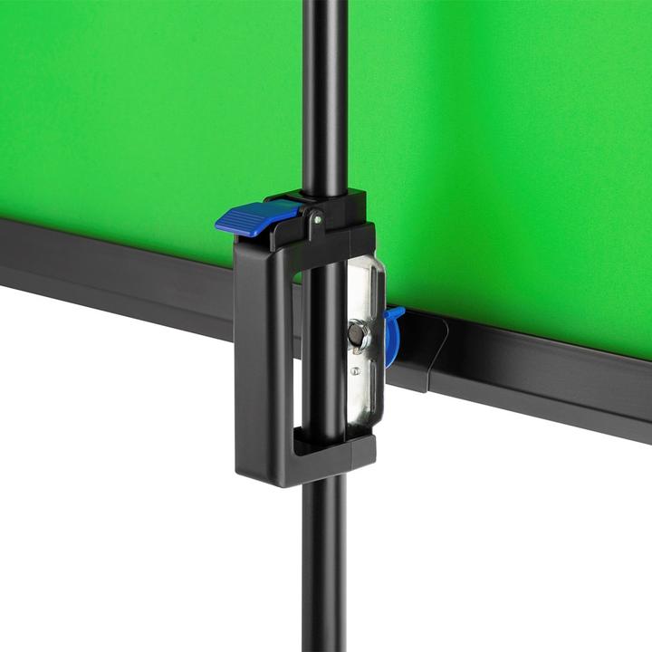 Actual product image Maclean Stand Green screen on parking lot, 92", 150x180cm, adjustable height, MC-931 (92", 4:3)