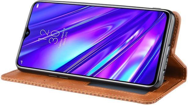 Productafbeelding MU Classic Retro Lederen Boekomslag Serie (Realme 5 Pro)