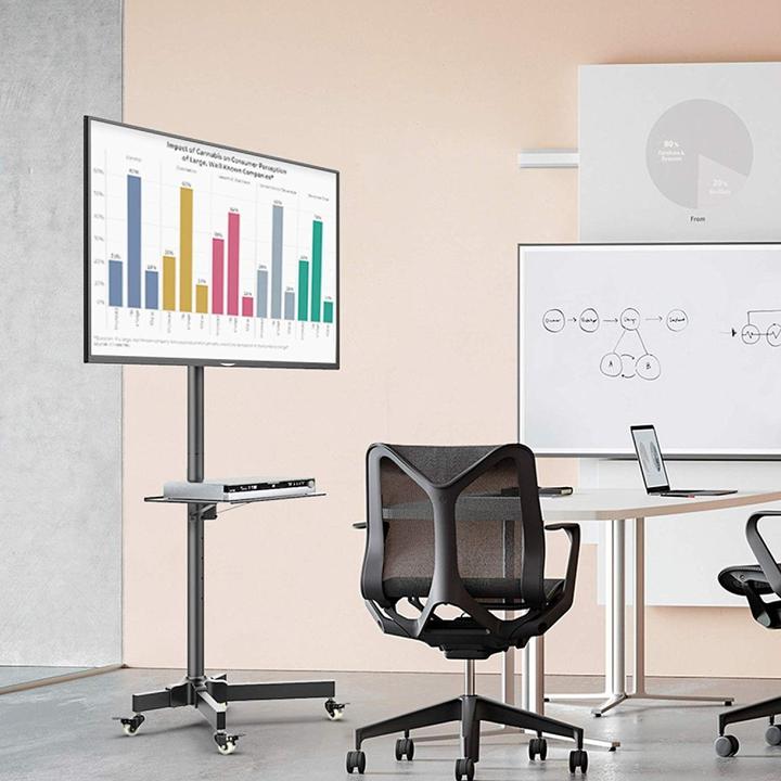 Immagine prodotto Techly Carrello (Universale, 55", 25 kg)