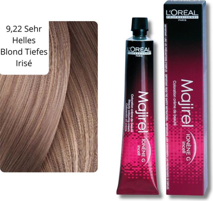 Actual product image L'Oréal Professionnel Majirel (9.22 very light blonde deep irise)