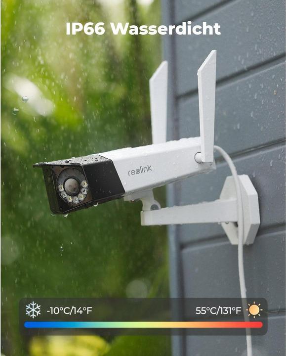 Actual product image Reolink Duo W730 180° 4K Wifi camera + 64GB SD (4608 x 1728 pixels)