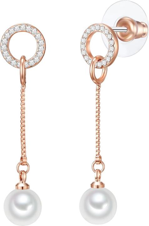 Image du produit Lulu & Jane Laiton cristal de verre perle de coquille or rose - 33018 (Laiton)