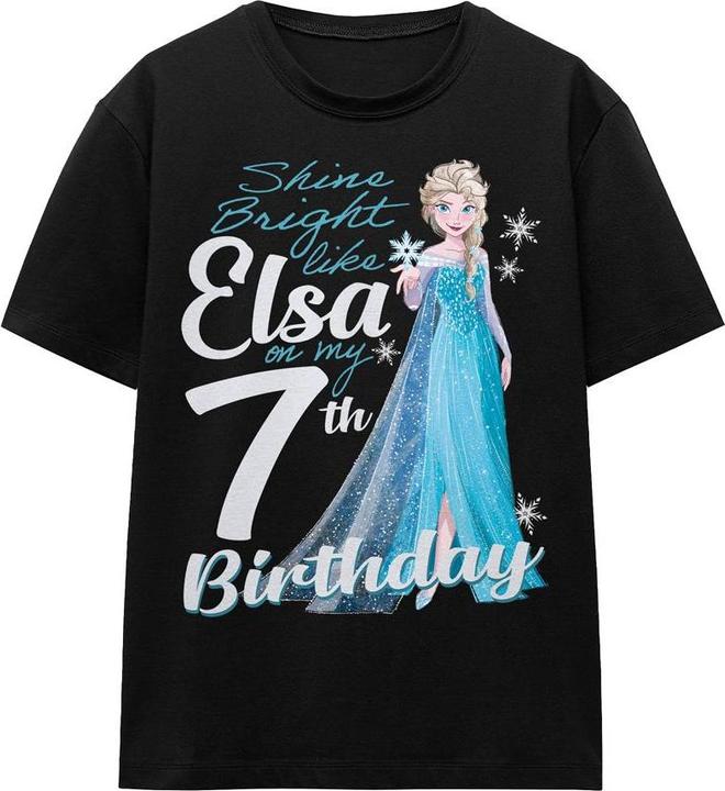 Produktbild Disney Frozen Bright Like Elsa TShirt 7. Geburtstag (XXL)