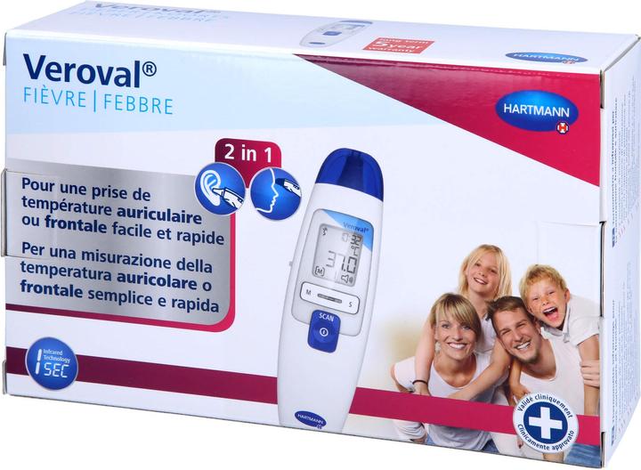 Actual product image Veroval Fever 2in1 (Ear, Forehead)