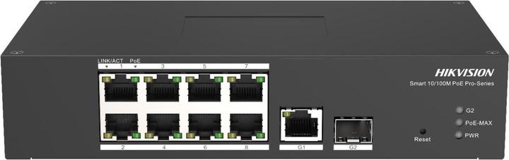 Actual product image Hikvision DS-3T1310P-SI/HS Smart Managed Switch DIN-RAIL PoE (10 Ports)