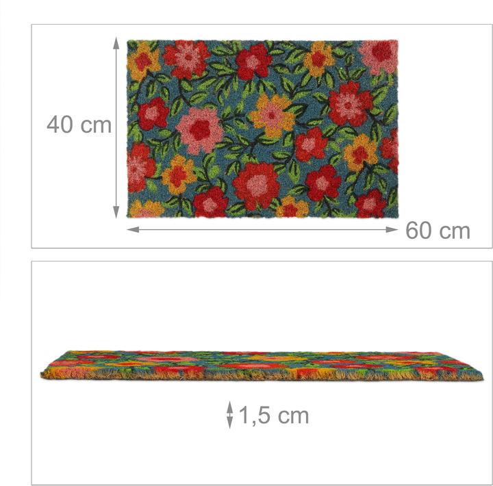 Produktbild Relaxdays Fussmatte (50 x 40 x 1.5 cm)