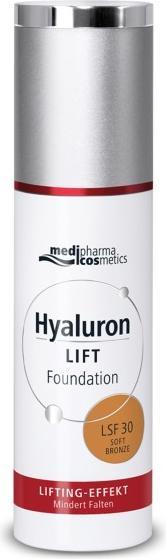 Actual product image Medipharma cosmetics Hyaluron Lift Foundation LSF30 soft bronze with lifting effect, 30 ml cream