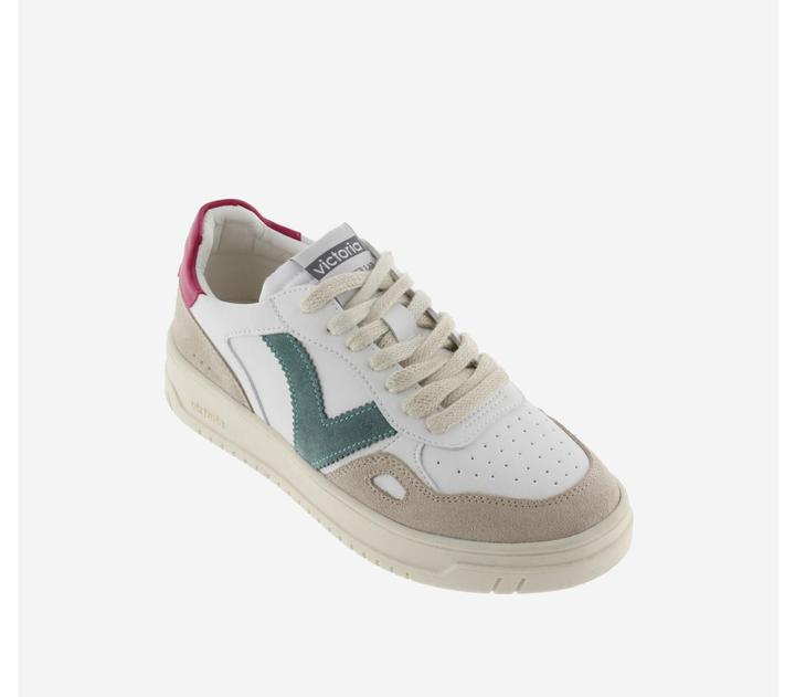 Actual product image Victoria leather effect and split leather sneakers seul (39)
