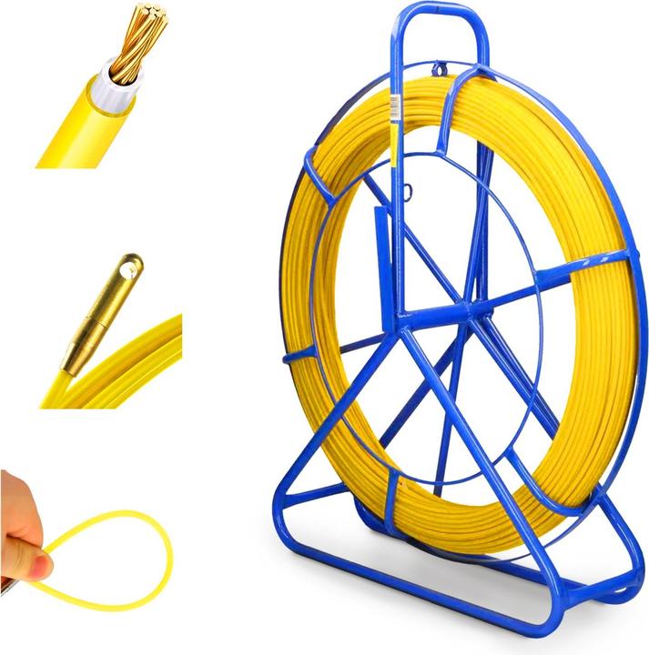 Produktbild Extralink EX.13834 cable puller-feeder Blue, Yellow (Kabeldurchlass, 10000 cm)