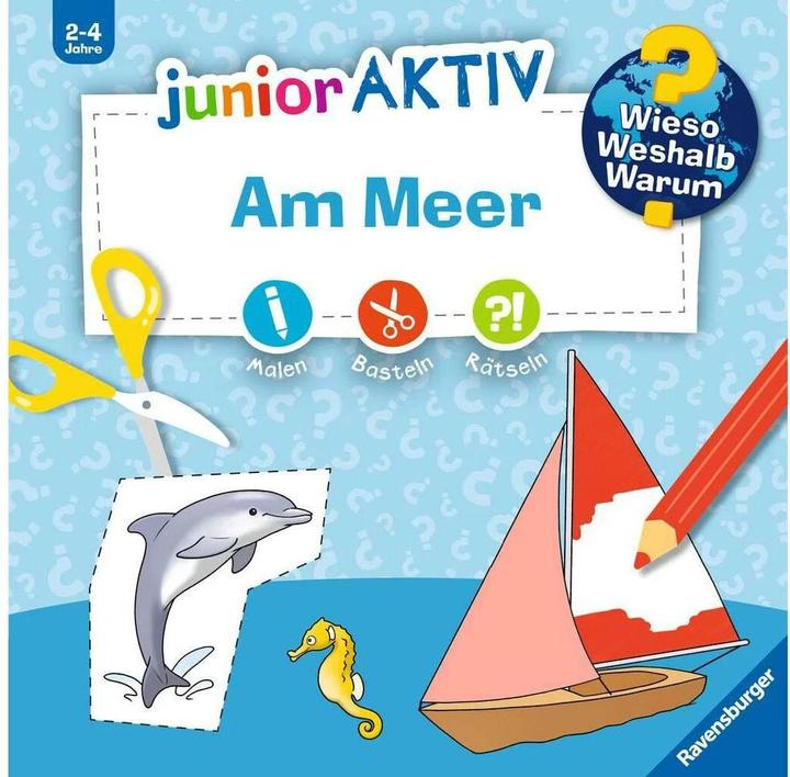 Immagine prodotto Ravensburger Wieso? Weshalb? Warum? junior AKTIV: Am Meer (Tedesco, Yousun Koh, 2023)