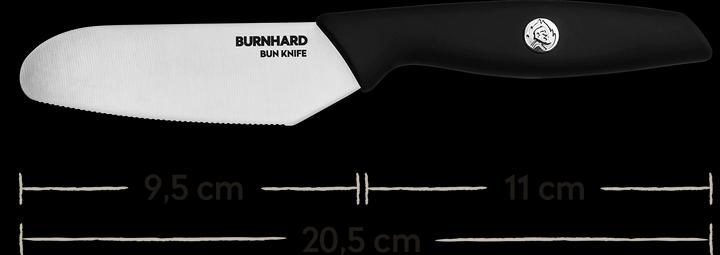 Immagine prodotto Burnhard Set per hamburger da 6 pezzi con coltello per hamburger