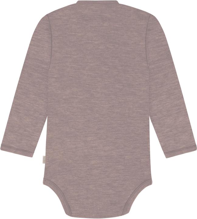 Actual product image Normani Set of 3 baby body wrap long sleeve toddler bodysuit made from merino wool - 9357 (50)